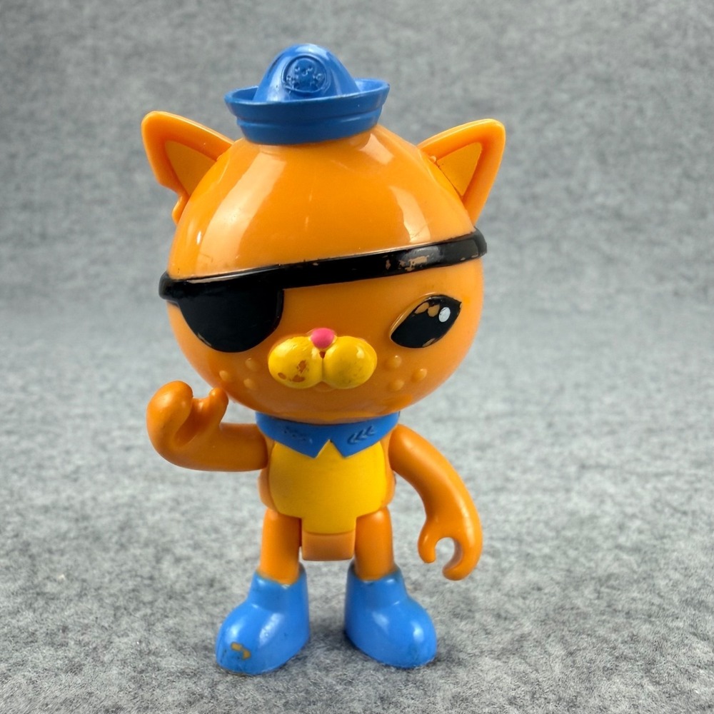 Octonauts Kwazii Cat Action Figure Mattel 2010 PVC 3" Toy Replacement